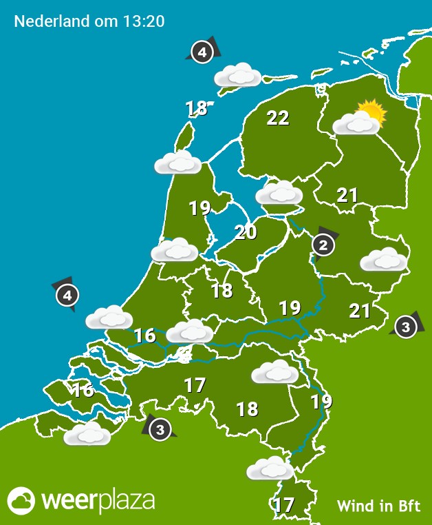 Actueel weerbeeld