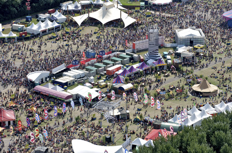 Het terrein van Lowlands is er weer klaar voor. Het terrein van Lowlands is er weer klaar voor.