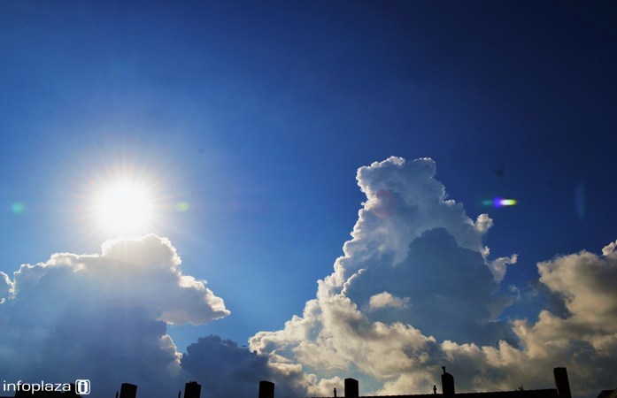 Laat de zon de strijd maar winnen tegen de wolken Laat de zon de strijd maar winnen tegen de wolken