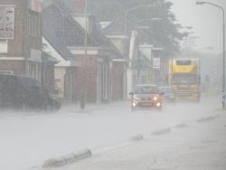 Veel regen