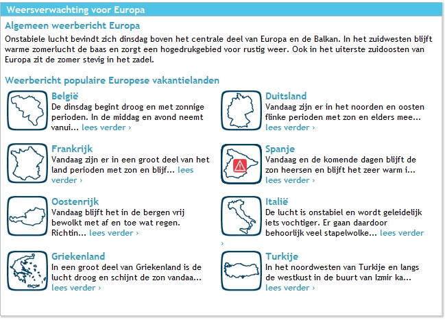 8 populaire vakantielanden 8 populaire vakantielanden