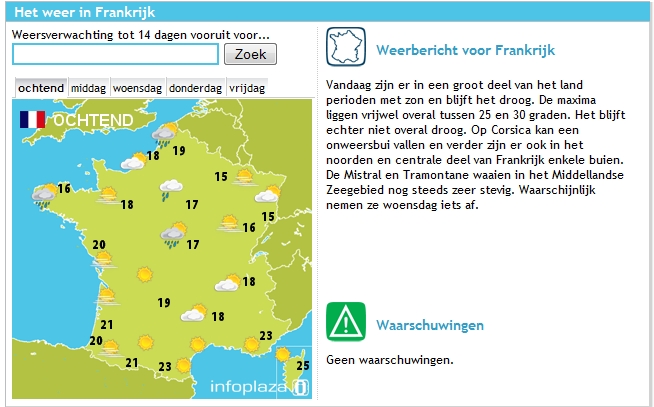 Extra informatie per land Extra informatie per land