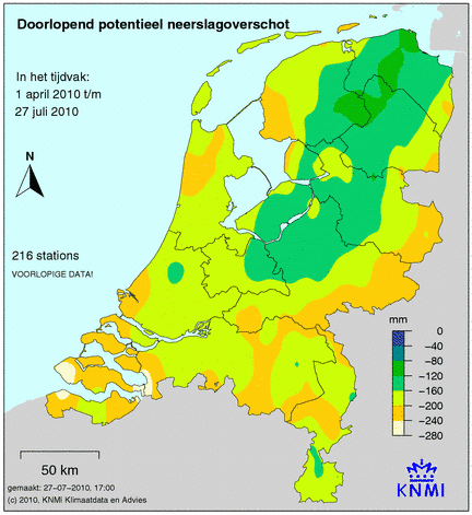 Ondanks de neerslag nog steeds te droog. Ondanks de neerslag nog steeds te droog.