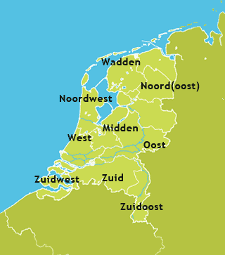 Kies regio Nederland